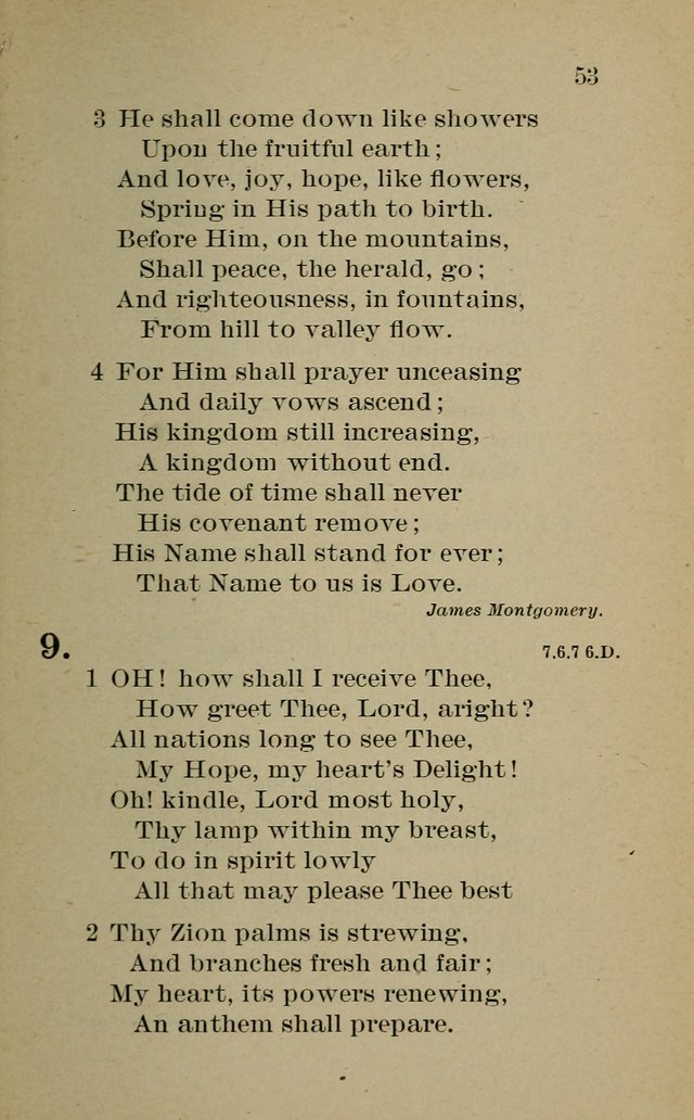Hymnal: for churches and Sunday-schools of the Augustana Synod page 53