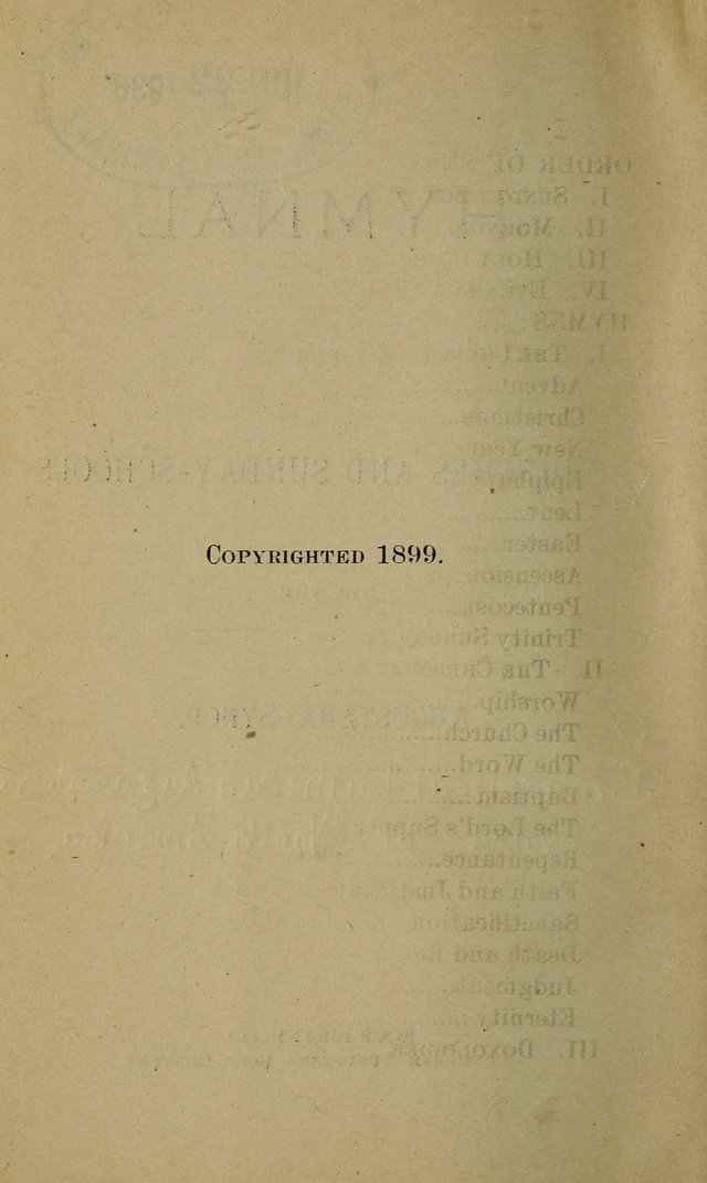Hymnal: for churches and Sunday-schools of the Augustana Synod page 6