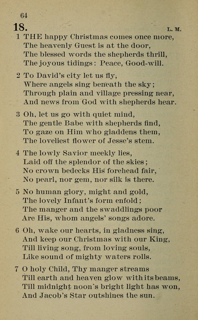 Hymnal: for churches and Sunday-schools of the Augustana Synod page 64