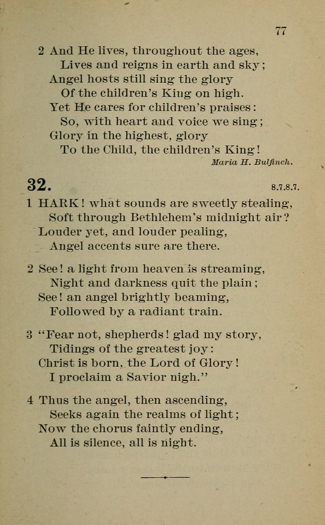 Hymnal: for churches and Sunday-schools of the Augustana Synod page 77