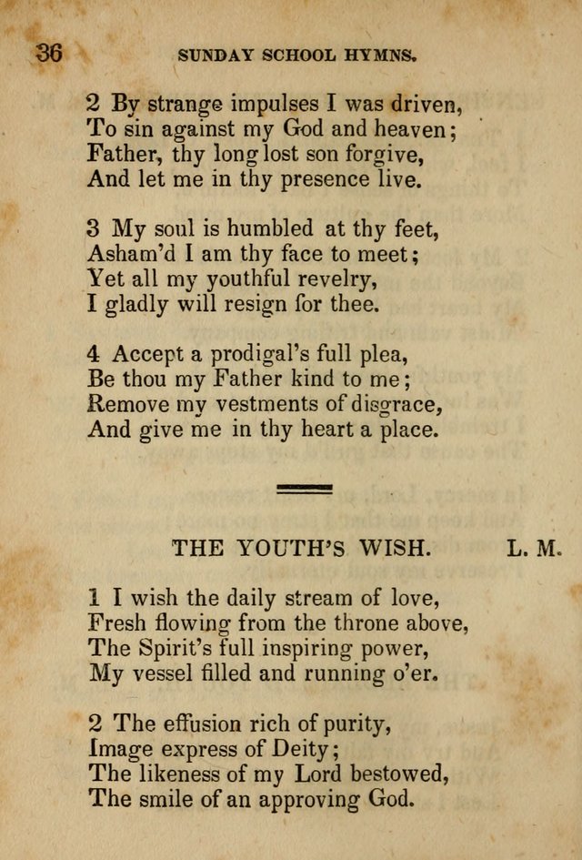 Hymns Composed for the Use of Sunday Schools, and Youthful Christians page 36