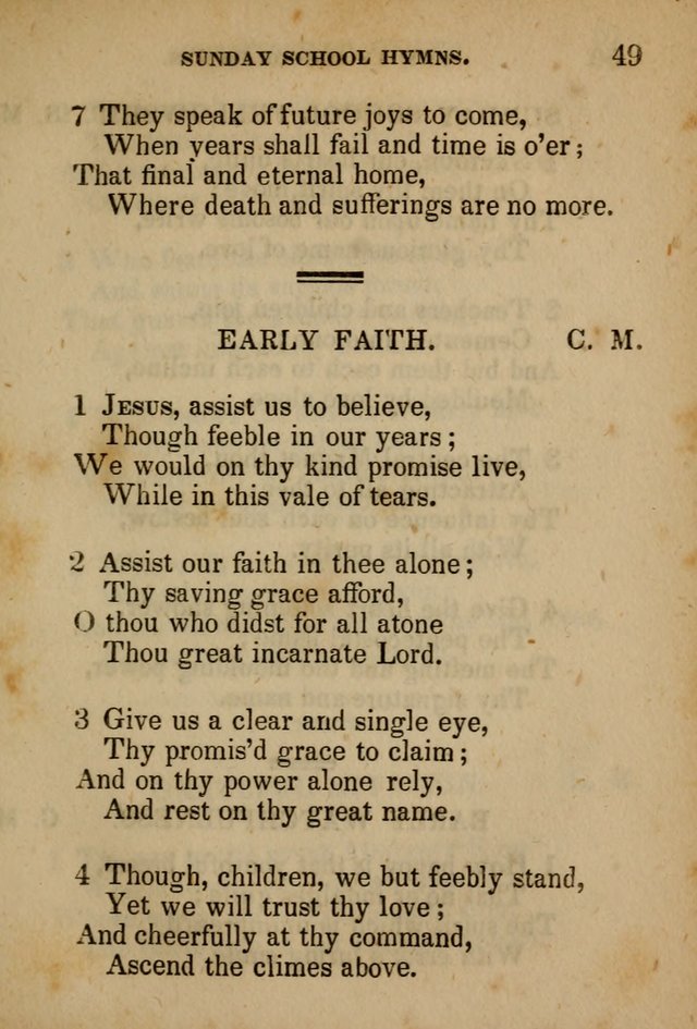 Hymns Composed for the Use of Sunday Schools, and Youthful Christians page 49