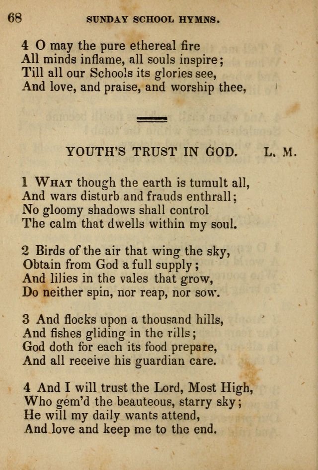 Hymns Composed for the Use of Sunday Schools, and Youthful Christians page 68