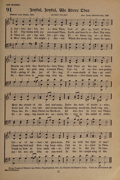 Hymnal: Church of the Brethren page 71