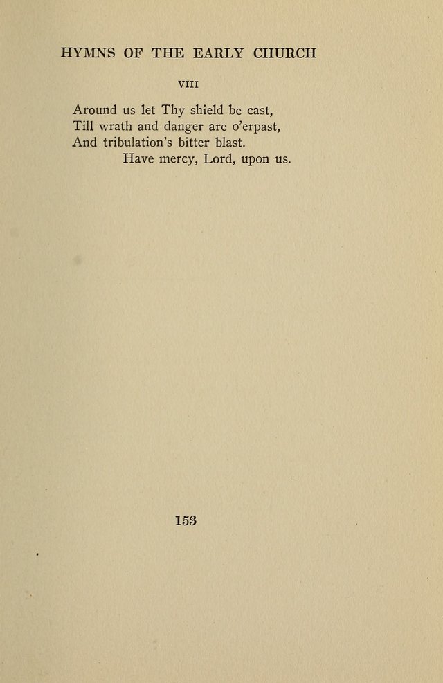 Hymns of the Early Church: translated from Greek and Latin sources; together with translations from a later period; centos and suggestions from the Greek; and several original pieces page 153