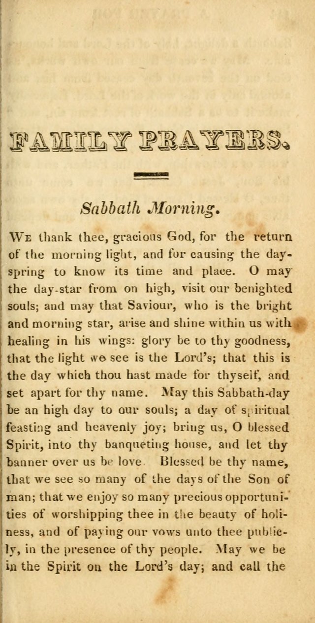 Hymns for Family Worship, with Prayers for Every Day in the Week (2nd ed.) page 143