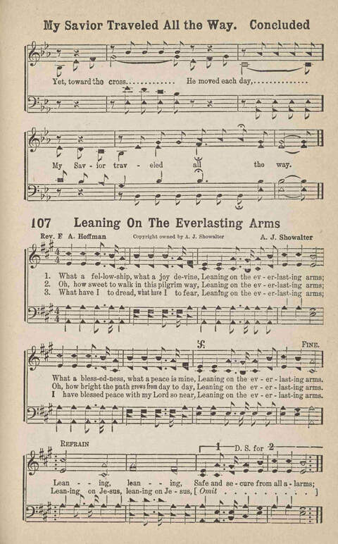 Home Gospel Songs: A Collectioni of Gospel Songs for Church, Sunday School, Evangelistic Meetings and All Relgious Gatherings page 107