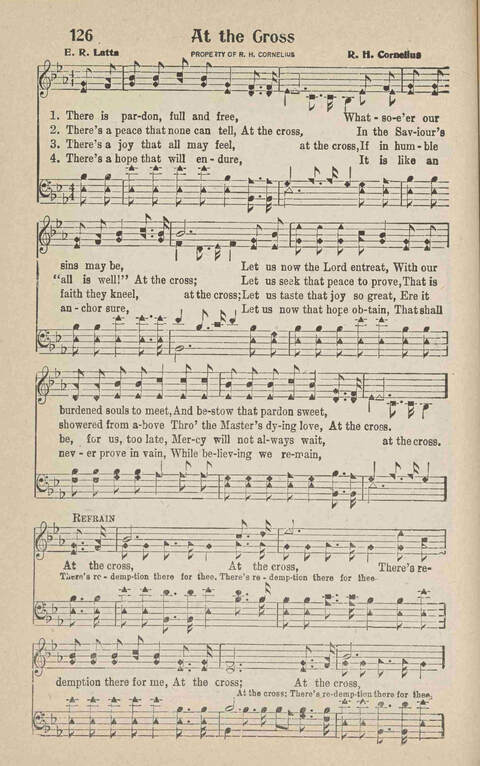 Home Gospel Songs: A Collectioni of Gospel Songs for Church, Sunday School, Evangelistic Meetings and All Relgious Gatherings page 126