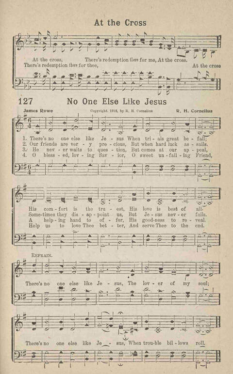Home Gospel Songs: A Collectioni of Gospel Songs for Church, Sunday School, Evangelistic Meetings and All Relgious Gatherings page 127
