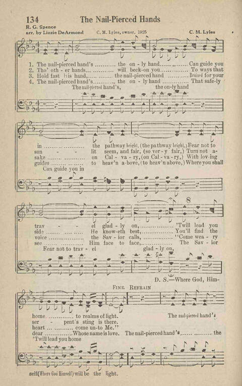 Home Gospel Songs: A Collectioni of Gospel Songs for Church, Sunday School, Evangelistic Meetings and All Relgious Gatherings page 134