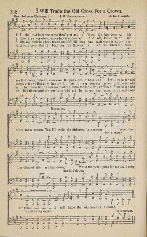 Home Gospel Songs: A Collectioni of Gospel Songs for Church, Sunday School, Evangelistic Meetings and All Relgious Gatherings page 162