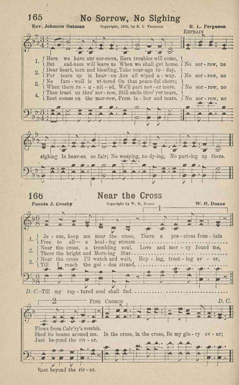 Home Gospel Songs: A Collectioni of Gospel Songs for Church, Sunday School, Evangelistic Meetings and All Relgious Gatherings page 164