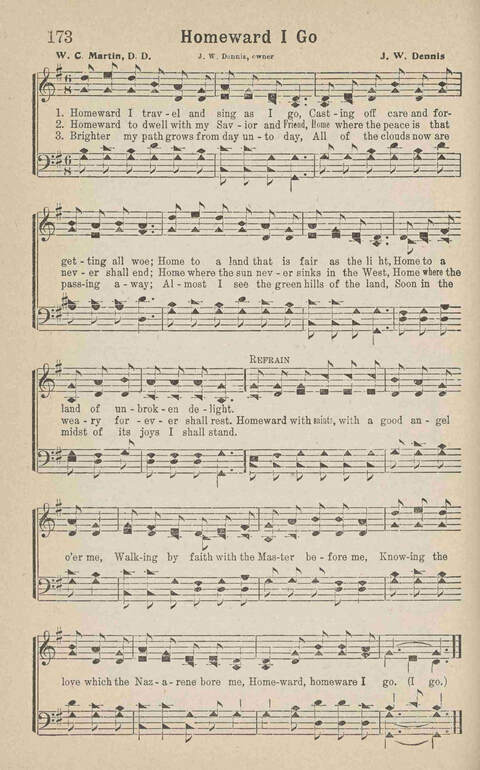 Home Gospel Songs: A Collectioni of Gospel Songs for Church, Sunday School, Evangelistic Meetings and All Relgious Gatherings page 168