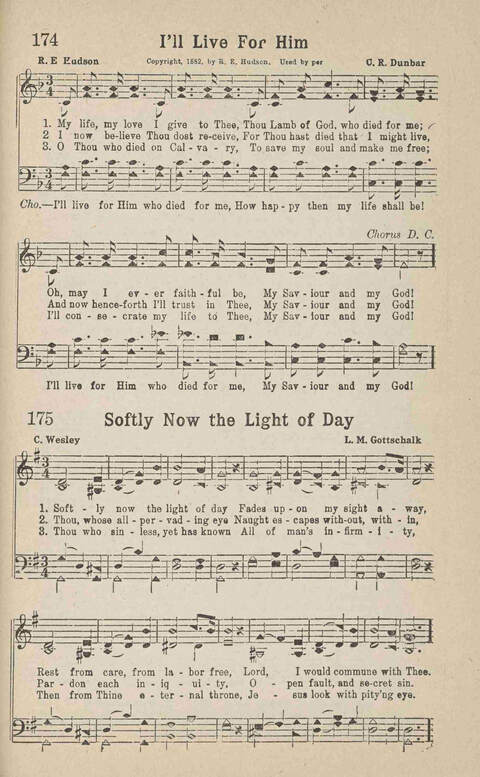 Home Gospel Songs: A Collectioni of Gospel Songs for Church, Sunday School, Evangelistic Meetings and All Relgious Gatherings page 169