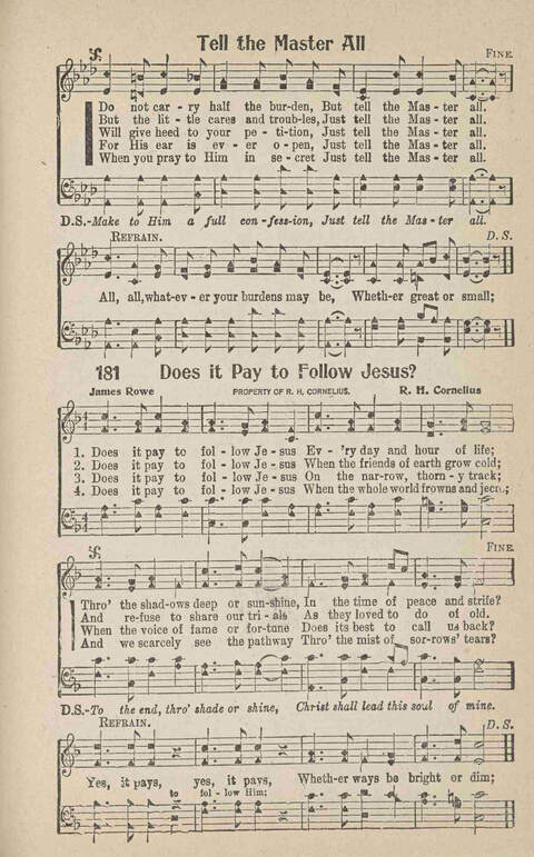 Home Gospel Songs: A Collectioni of Gospel Songs for Church, Sunday School, Evangelistic Meetings and All Relgious Gatherings page 173