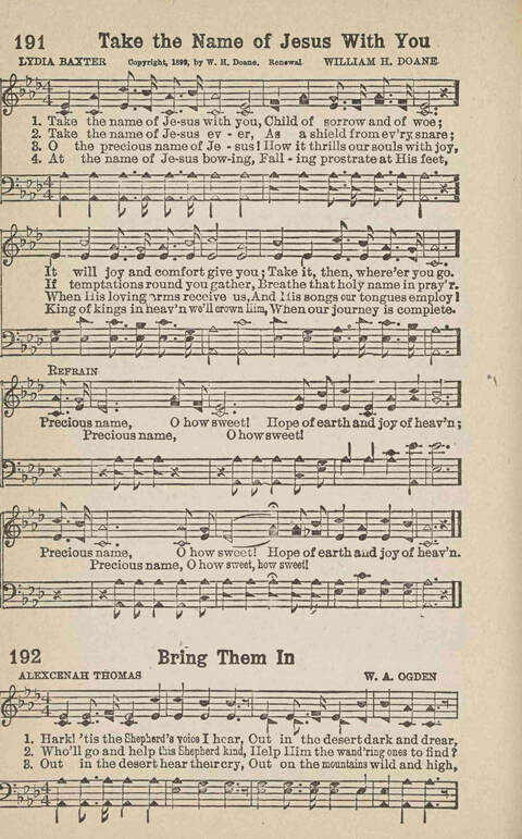 Home Gospel Songs: A Collectioni of Gospel Songs for Church, Sunday School, Evangelistic Meetings and All Relgious Gatherings page 180