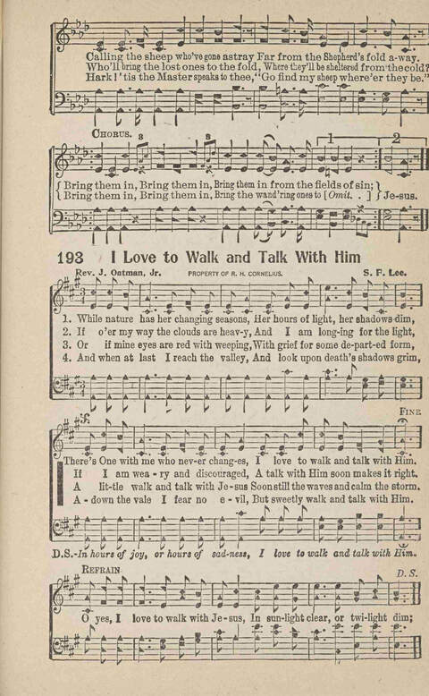 Home Gospel Songs: A Collectioni of Gospel Songs for Church, Sunday School, Evangelistic Meetings and All Relgious Gatherings page 181