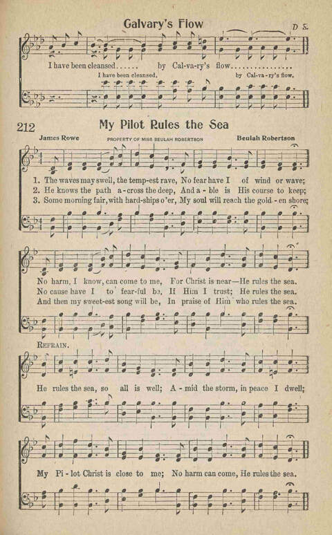 Home Gospel Songs: A Collectioni of Gospel Songs for Church, Sunday School, Evangelistic Meetings and All Relgious Gatherings page 201