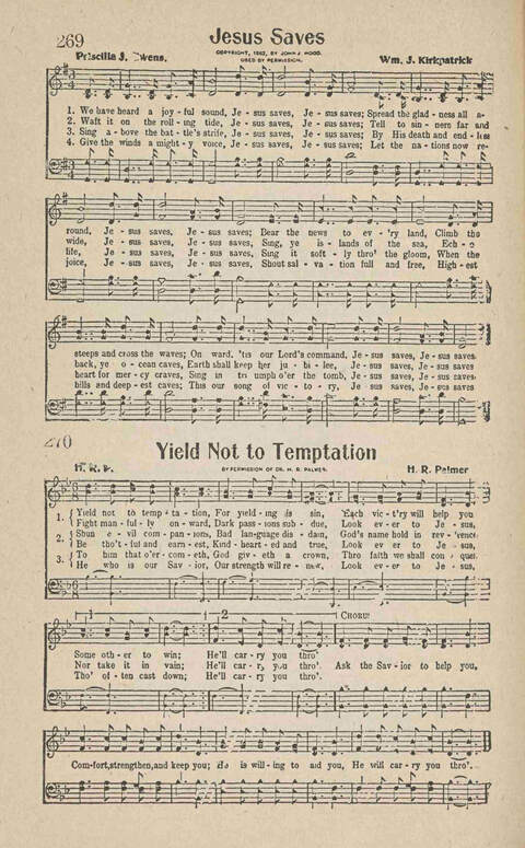 Home Gospel Songs: A Collectioni of Gospel Songs for Church, Sunday School, Evangelistic Meetings and All Relgious Gatherings page 222