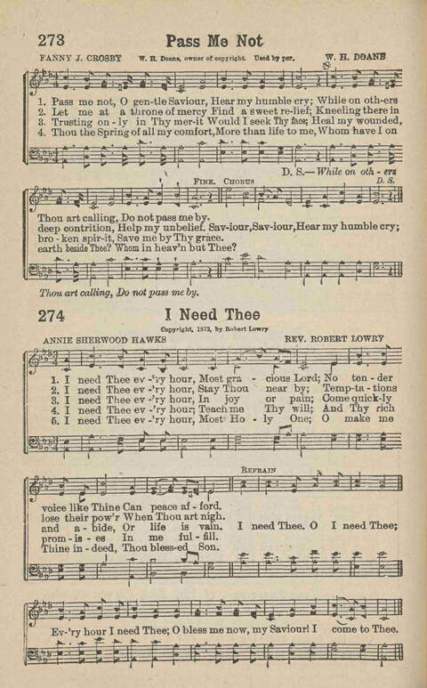 Home Gospel Songs: A Collectioni of Gospel Songs for Church, Sunday School, Evangelistic Meetings and All Relgious Gatherings page 224