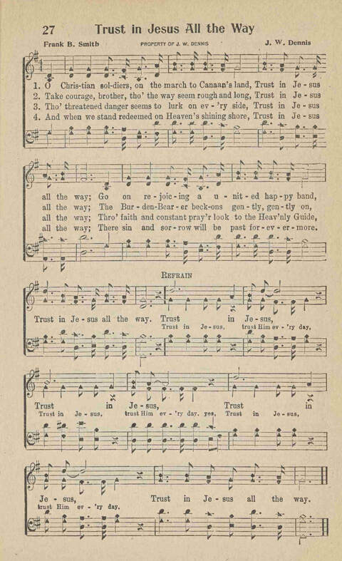 Home Gospel Songs: A Collectioni of Gospel Songs for Church, Sunday School, Evangelistic Meetings and All Relgious Gatherings page 27