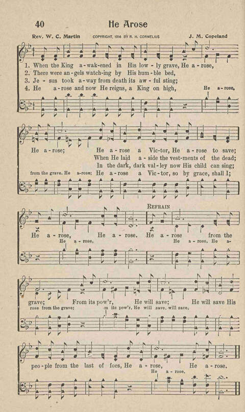 Home Gospel Songs: A Collectioni of Gospel Songs for Church, Sunday School, Evangelistic Meetings and All Relgious Gatherings page 40