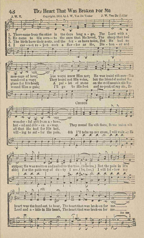 Home Gospel Songs: A Collectioni of Gospel Songs for Church, Sunday School, Evangelistic Meetings and All Relgious Gatherings page 43