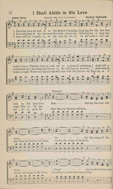 Home Gospel Songs: A Collectioni of Gospel Songs for Church, Sunday School, Evangelistic Meetings and All Relgious Gatherings page 66