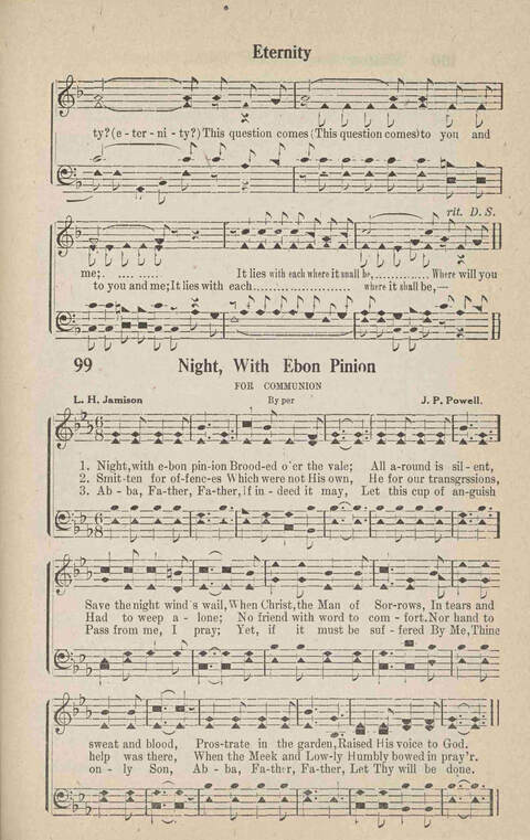 Home Gospel Songs: A Collectioni of Gospel Songs for Church, Sunday School, Evangelistic Meetings and All Relgious Gatherings page 99