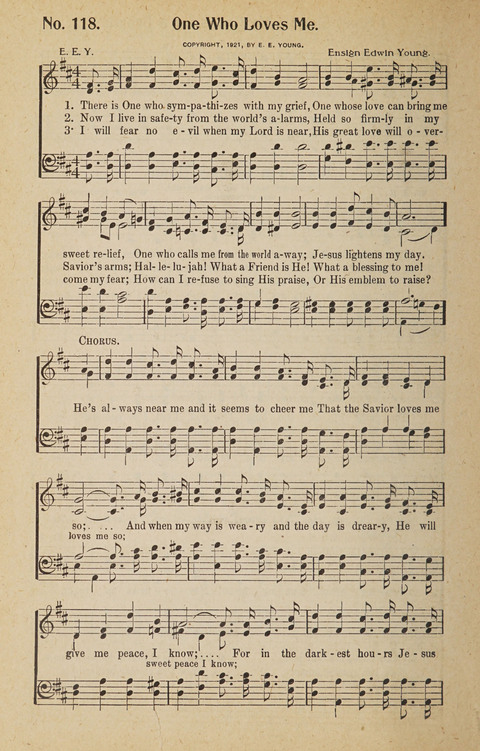 Hosanna in the Highest: a choice selection of beautiful gospel songs for the Sunday school, church, the home, and evangelistic services page 118