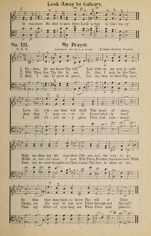 Hosanna in the Highest: a choice selection of beautiful gospel songs for the Sunday school, church, the home, and evangelistic services page 131
