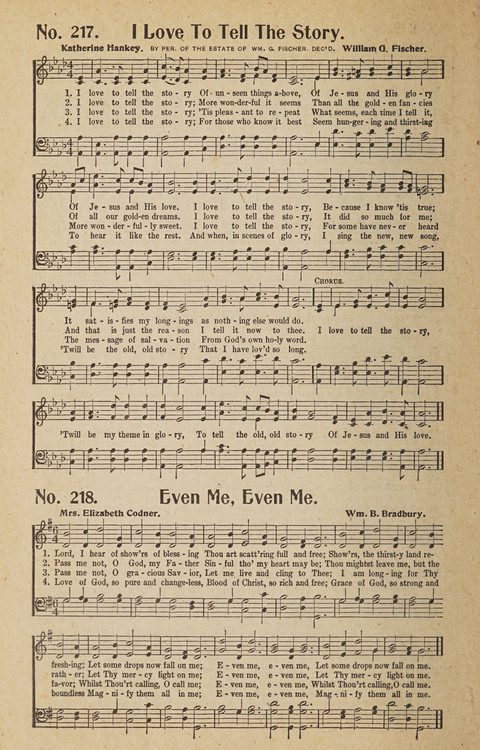 Hosanna in the Highest: a choice selection of beautiful gospel songs for the Sunday school, church, the home, and evangelistic services page 210