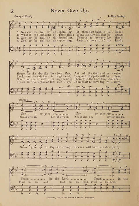 Hallowed Hymns New and Old: with Gipsy Smith special supplement page 2