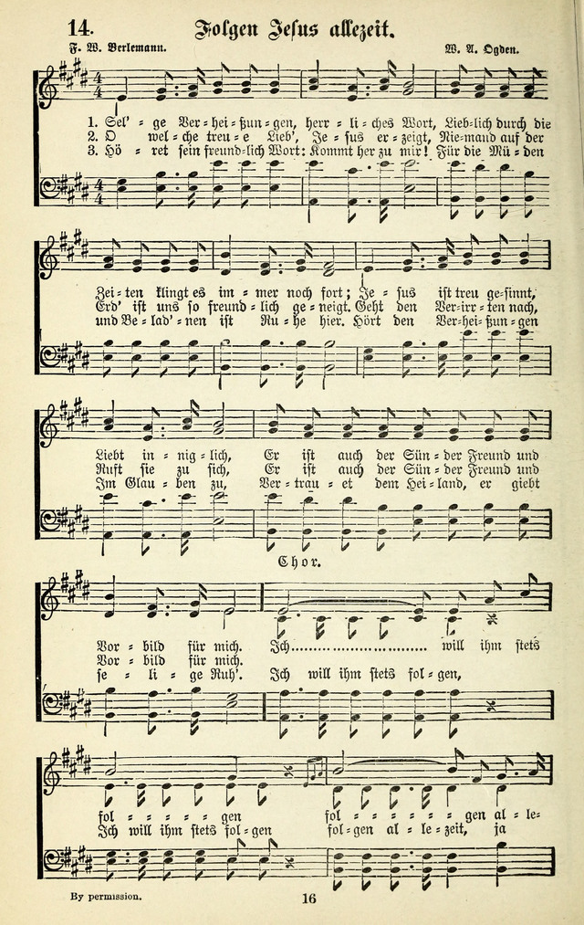Heils-Lieder, eine Sammlung Geistlicher Lieder für Sonntagsschulen, Jugendvereine page 14