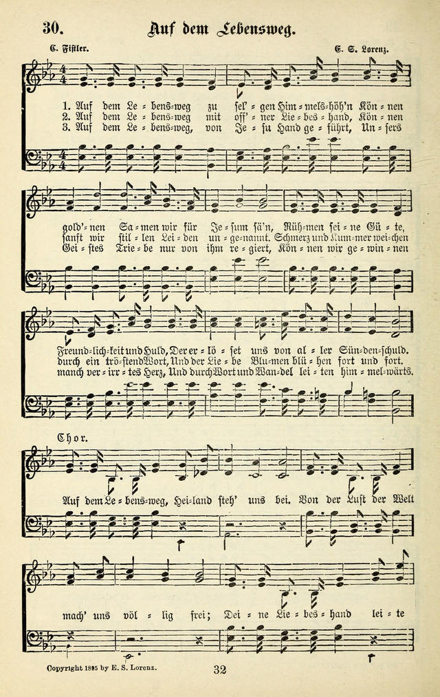 Heils-Lieder, eine Sammlung Geistlicher Lieder für Sonntagsschulen, Jugendvereine page 30