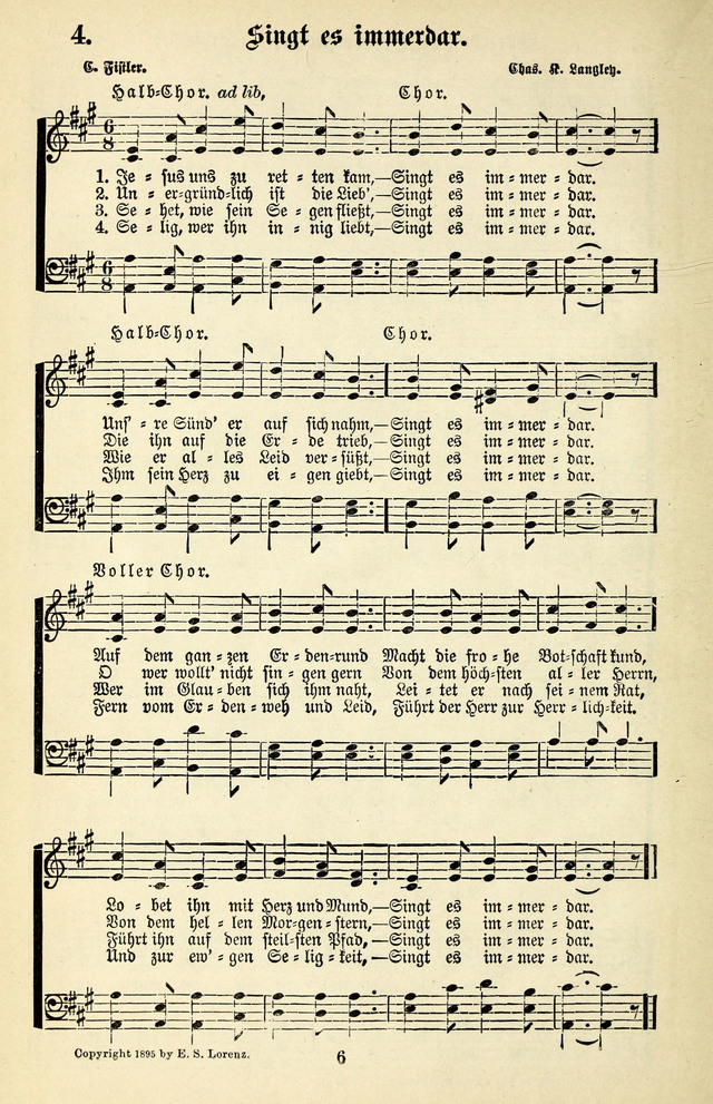 Heils-Lieder, eine Sammlung Geistlicher Lieder für Sonntagsschulen, Jugendvereine page 4