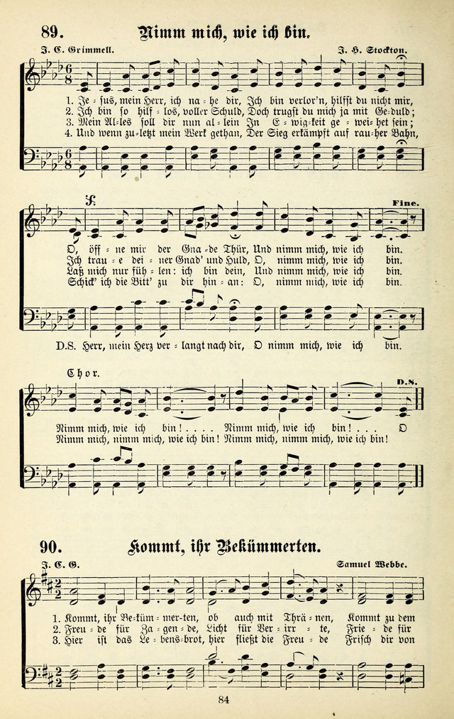 Heils-Lieder, eine Sammlung Geistlicher Lieder für Sonntagsschulen, Jugendvereine page 82