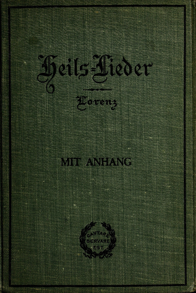 Heils-Lieder, eine Sammlung Geistlicher Lieder für Sonntagsschulen, Jugendvereine page cover