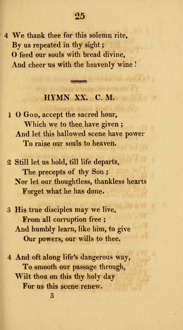 Hymns for the Lords Supper: original and selected. (2nd ed.) page 25