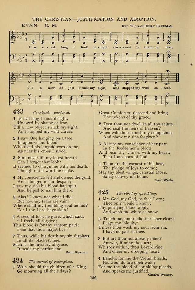 Hymnal of the Methodist Episcopal Church: with tunes page 153