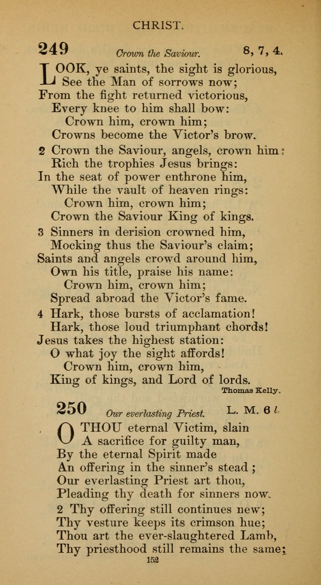 Hymnal of the Methodist Episcopal Church page 152