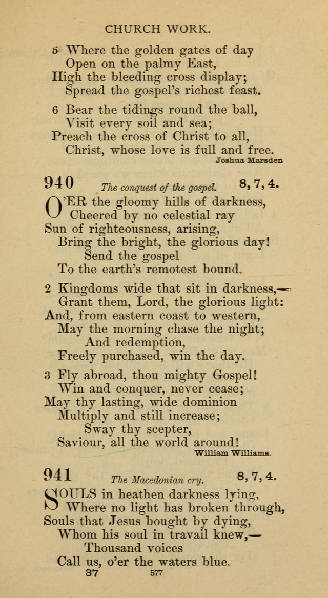 Hymnal of the Methodist Episcopal Church page 577