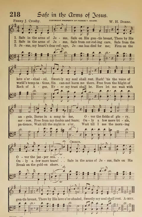 Hymns of the Faith: Standard Hymns and Selected Gospel Songs with Responsive Scripture Readings for use in all departments of the Church and Bible School and in all kinds of Religious Services page 191