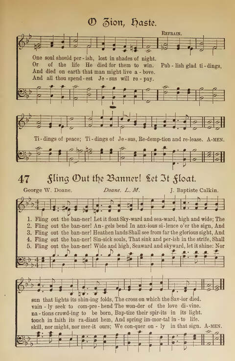 Hymns of the Faith: Standard Hymns and Selected Gospel Songs with Responsive Scripture Readings for use in all departments of the Church and Bible School and in all kinds of Religious Services page 43