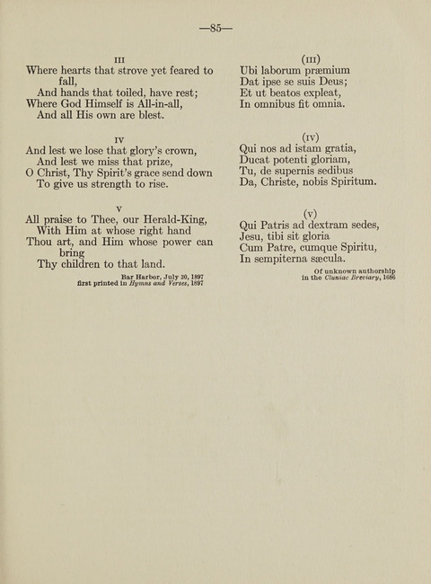 Hymns: original and translated page 75