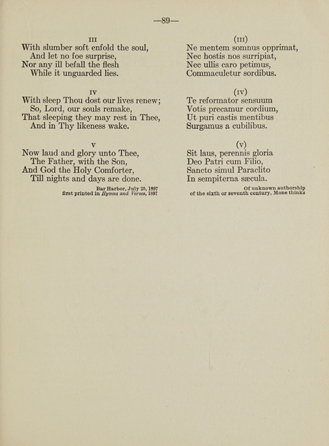 Hymns: original and translated page 79