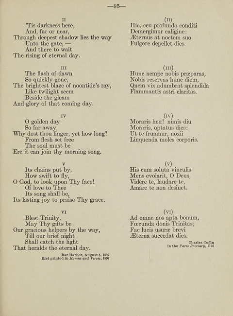 Hymns: original and translated page 85