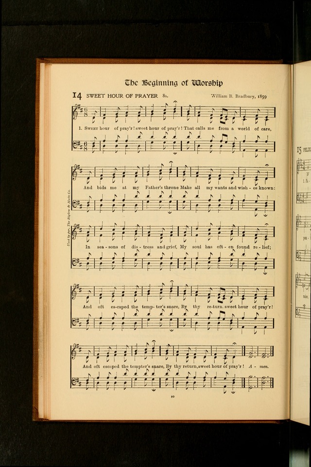 Hymns of Worship and Service (Chapel Ed., 4th ed.) page 12