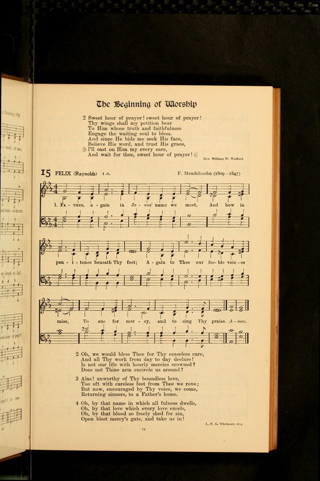 Hymns of Worship and Service (Chapel Ed., 4th ed.) page 13