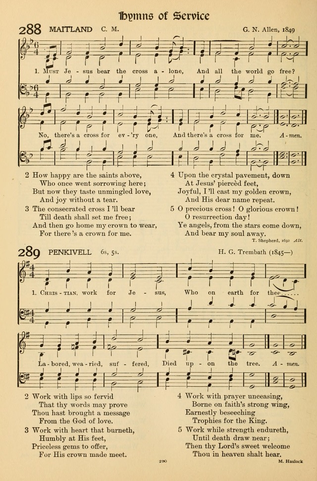 Hymns of Worship and Service (Chapel Ed., 4th ed.) page 214